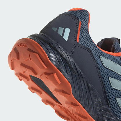adidas Men's Tracefinder Trail Running Sneakers, Wonder Steel/Shadow Navy/Impact Orange, 9.5 UK