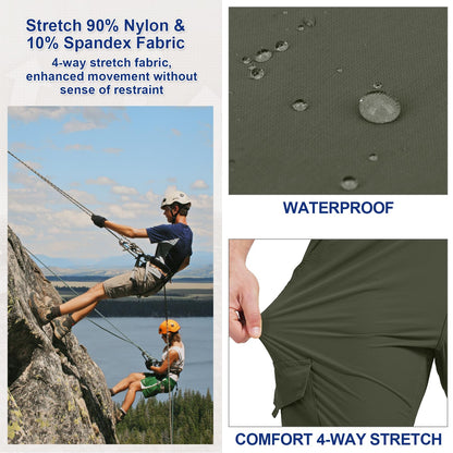 - Winebox Walking Hiking Trousers Mens Quick Dry & Lightweight