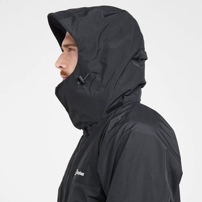 Berghaus Men's Cornice III Interactive Gore-Tex Waterproof Shell Jacket, Durable, Breathable Rain Coat, Black, XL
