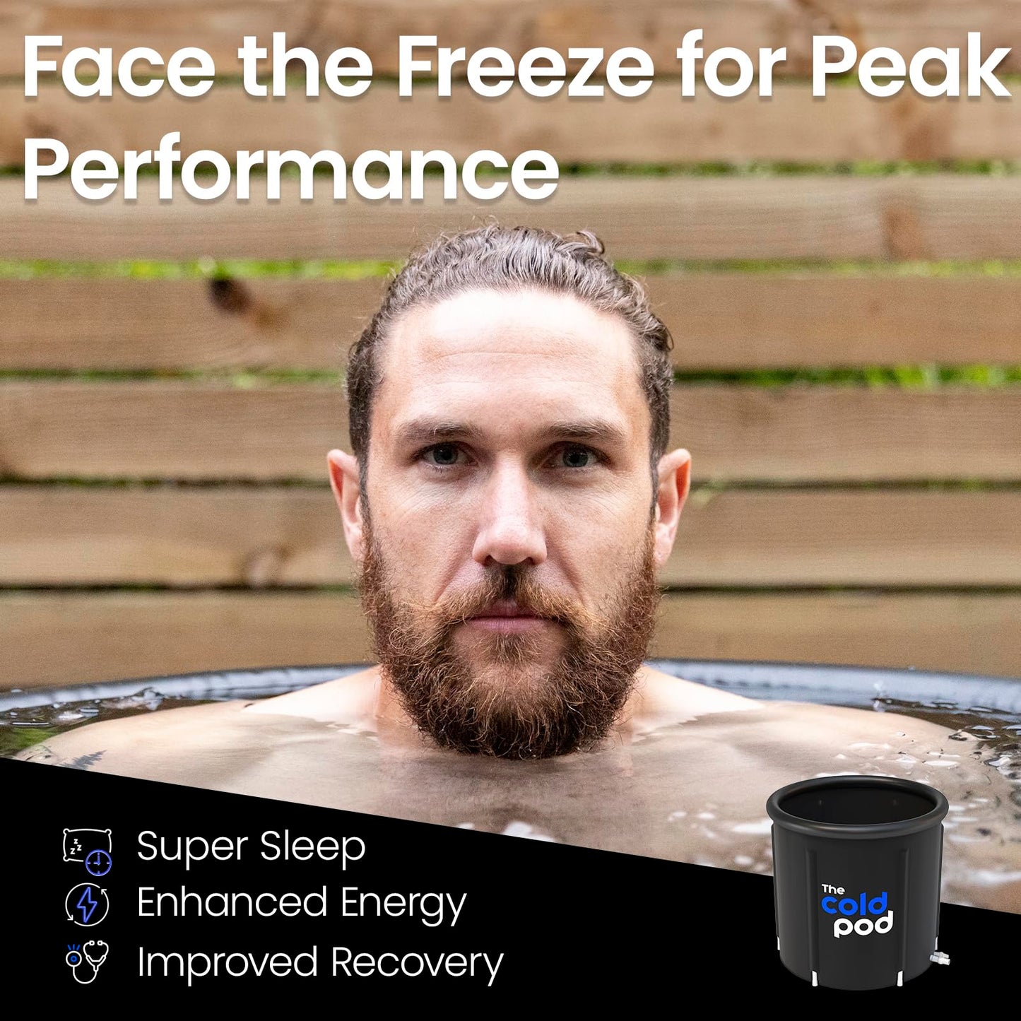 - The Cold Pod Ice Bath Tub | 320L Cold Plunge Tub | Cold Water Therapy Tub for Recovery & Cold Plunge -