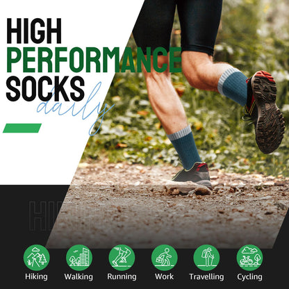 - Mens Walking Socks | Merino Wool | Hiking Socks for Men -
