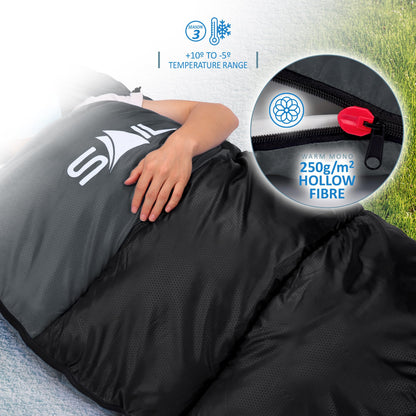 - SAIL XL Sleeping Bag | Extra Wide for Big & Tall Person | 3-4 Season -