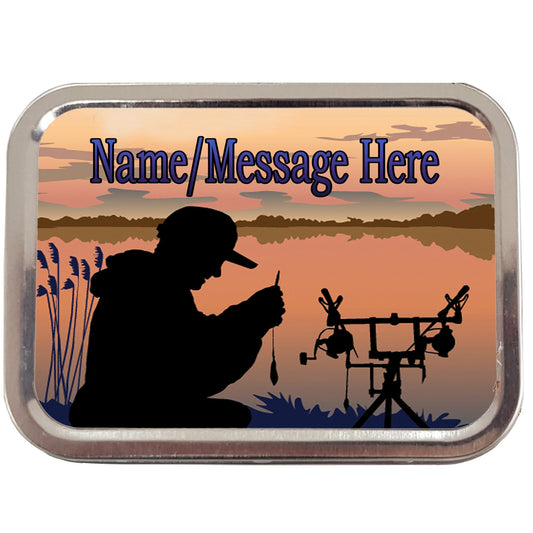 - Personalised Carp Fishing st156 2oz Tobacco Tin -
