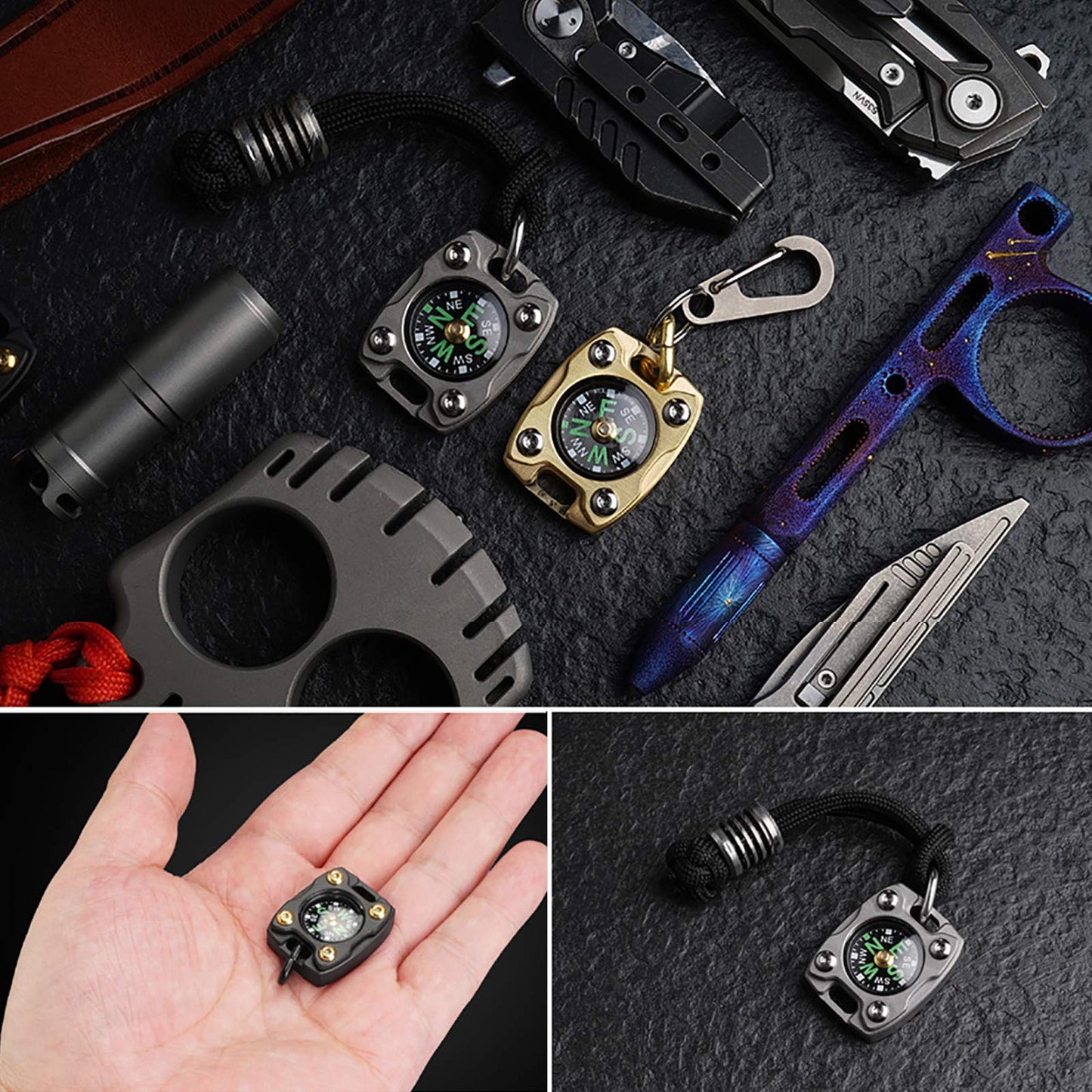 - MecArmy CMP2-T High Sensitivity EDC Compass | Fluorescence Glow in The Dark -