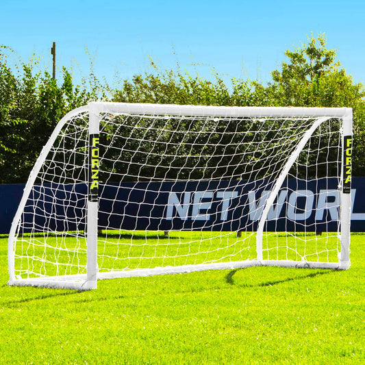 - FORZA Match Football Goal [6 Sizes] | Lightweight & Weatherproof PVC Garden Goals | Optional Target Sheets (8ft x 4ft, Without Target Sheet) -
