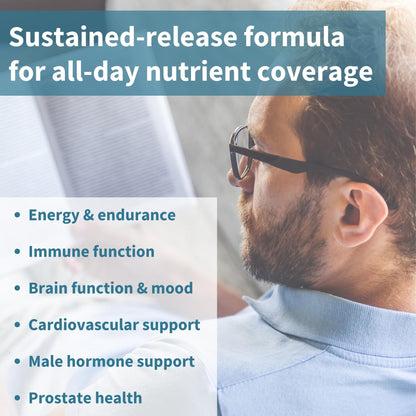 - Multivitamin & Minerals for Men | Enhanced with Lycopene | Methylated B-Vitamins -