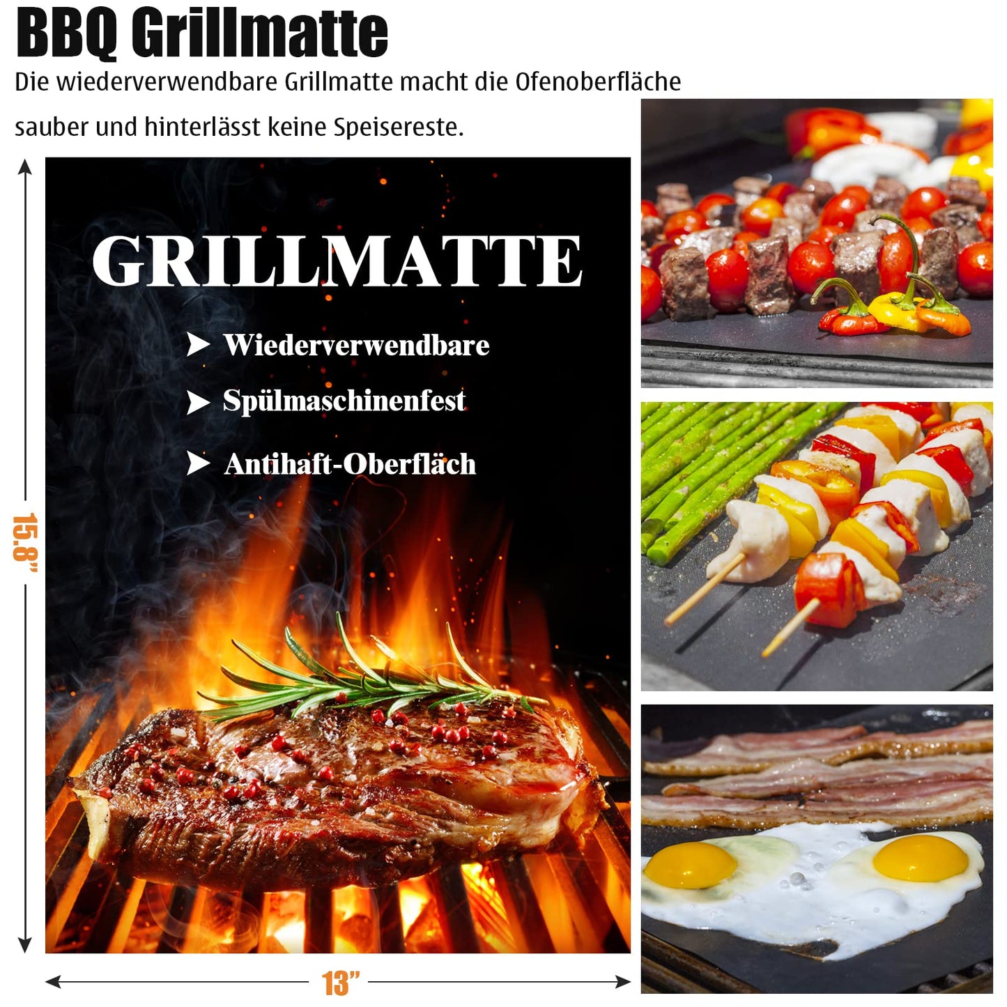 - Grilliance 30pcs Stainless Steel Grill Tools Set -