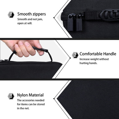 co2CREA Hard EVA Shell Storage Dart Case for 20 Steel Tip or Soft Tip Darts, Carrying Case with Numerous mesh Pockets Holder for Dart Tips,Shafts,Flights and More Dart Accessories,Case Only