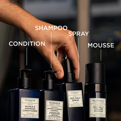 - Murdock London Quince & Oakmoss Shampoo | Gentle Sulphate-Free Formula with Aloe Vera and Oat Extract -
