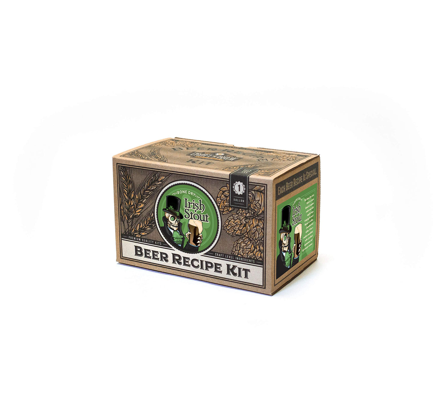 Craft A Brew Bone Dry Irish Stout Refill Recipe Kit; 1 Gallon; Ingredients for Home Brewing Beer