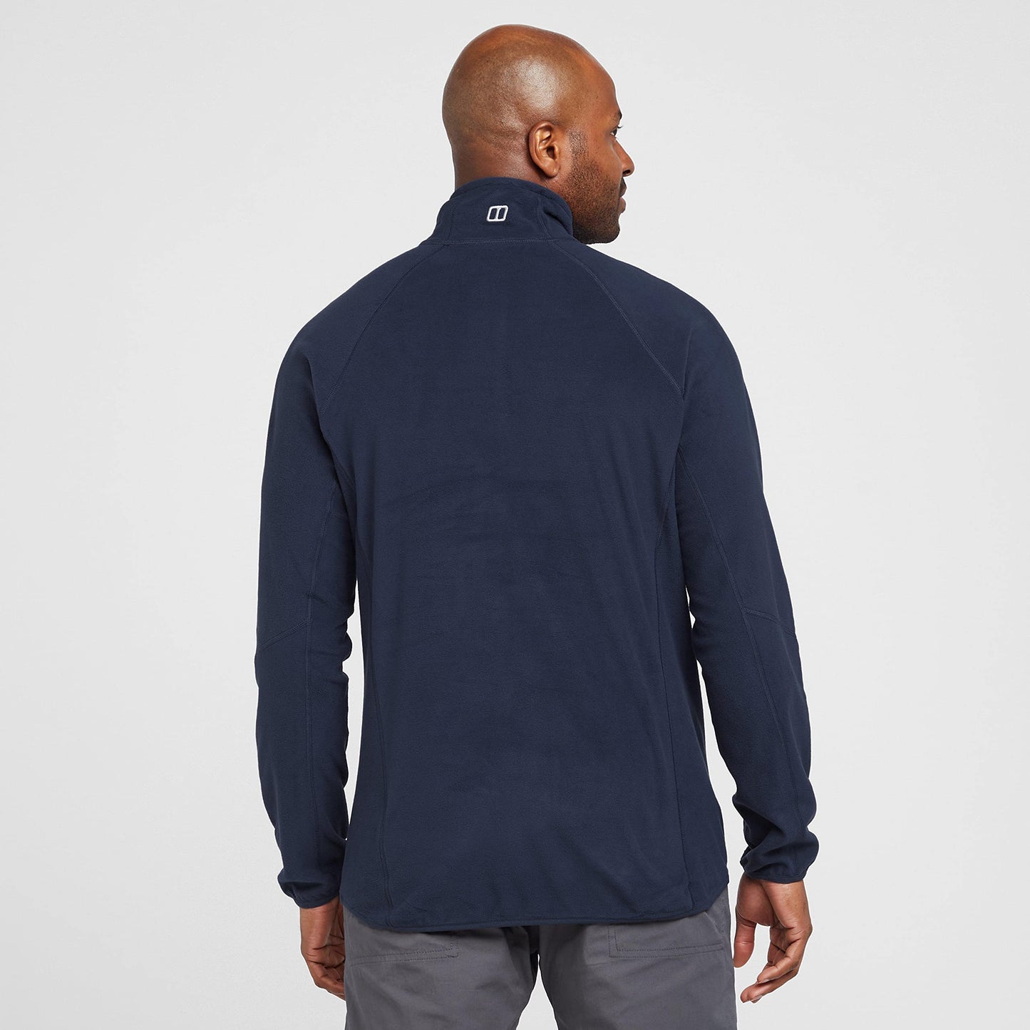 Berghaus Men's Kedron Polartec Eco Half Zip Fleece, Men's Fleece, Men's Midlayer, Outdoors, Walking, Trekking and Hiking Clothing, Navy, L
