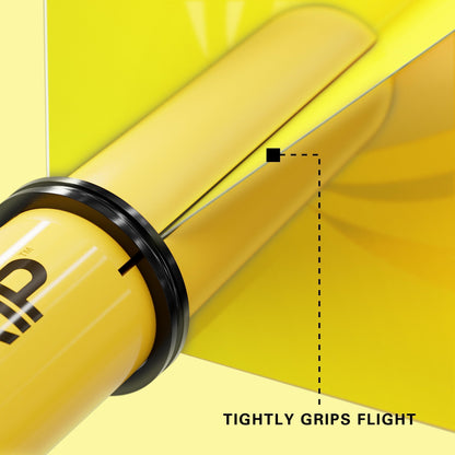 - Target Darts | 5 x Sets of Yellow Pro Grip Shaft Intermediate | 15 in Total -