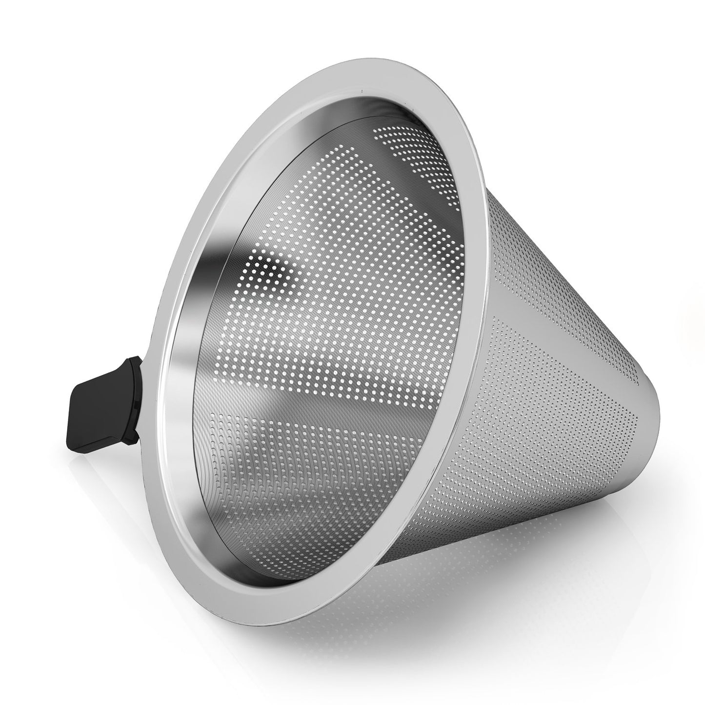 Coffee Gator Pour Over Coffee Maker – Stainless Steel Filter & Glass Dripper - Paperless Hand-Drip Brewer - Eco Friendly - Kitchen & Housewarming Gifts - 800ml