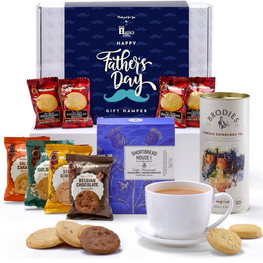 - Hattie's Gifts Father's Day Hamper | Afternoon Tea Hamper For Dads -