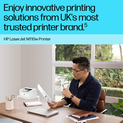- HP LaserJet M110w Wireless Black & White Printer -