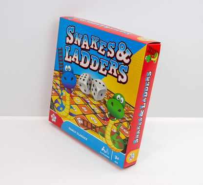- Kids Play Snakes & Ladders | Family Classics Board Game | 2-6 Players Age 3+ -