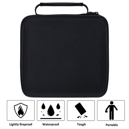co2CREA Hard EVA Shell Storage Dart Case for 20 Steel Tip or Soft Tip Darts, Carrying Case with Numerous mesh Pockets Holder for Dart Tips,Shafts,Flights and More Dart Accessories,Case Only