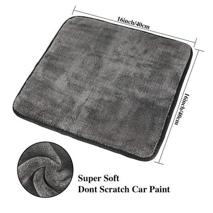 - GTF Microfibre Car Cleaning Cloths | Upgraded 1200gsm Ultra-Thick Car Drying Towel -