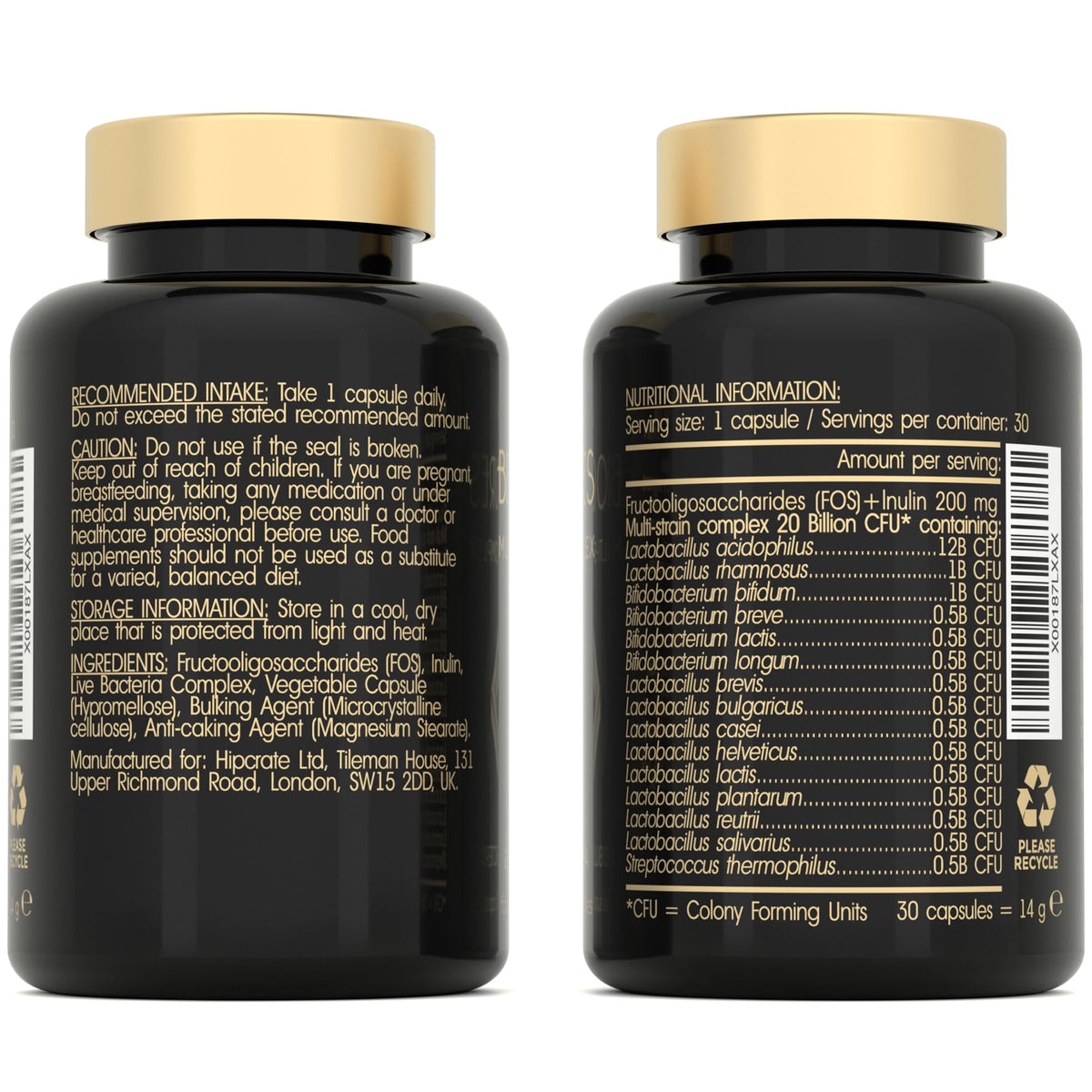 - Probiotics Bio Cultures Complex | Gut Health Probiotic Supplements for Men -