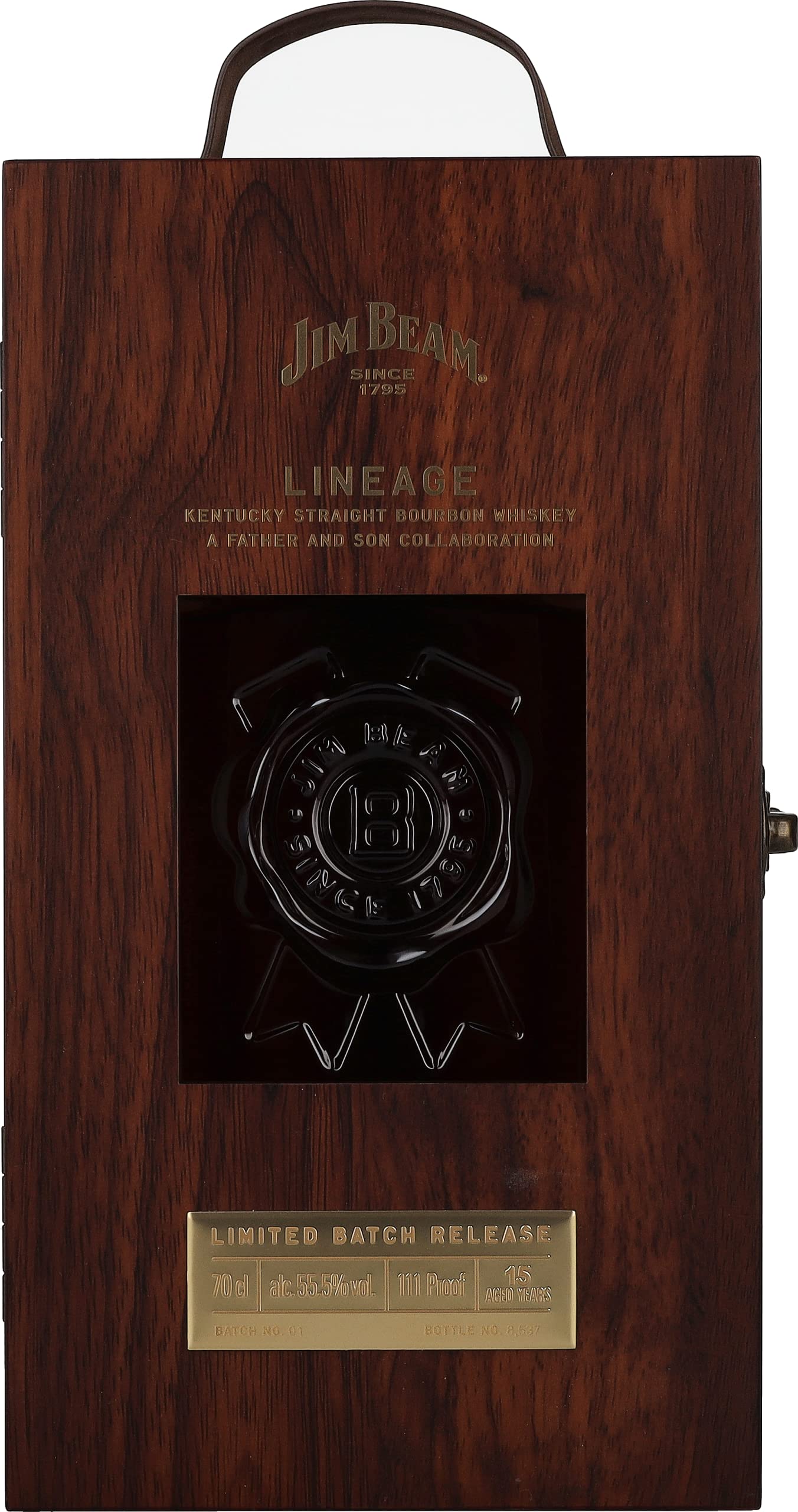 - Jim Beam 15 Year Old | Lineage Batch 1 | Kentucky Straight Bourbon Whiskey | 70cl -
