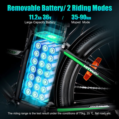 - HITWAY Electric Bike | 26 inch E-bike Electric city bike | 250W motor | 7 gear -