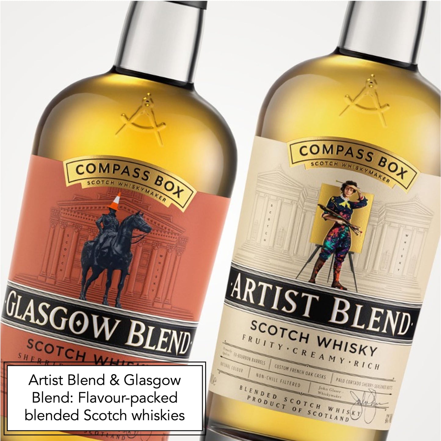 Compass Box Artist Blend Scotch Whisky, 70cl | Fruity & Creamy | 43%