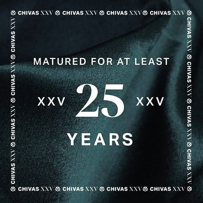 Chivas Regal 25 Year Old Blended Scotch Whisky, 70 cl with Gift Box