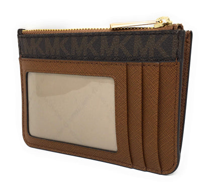 - Michael Kors Jet Set Travel Small Top Zip Coin Pouch with ID Holder -