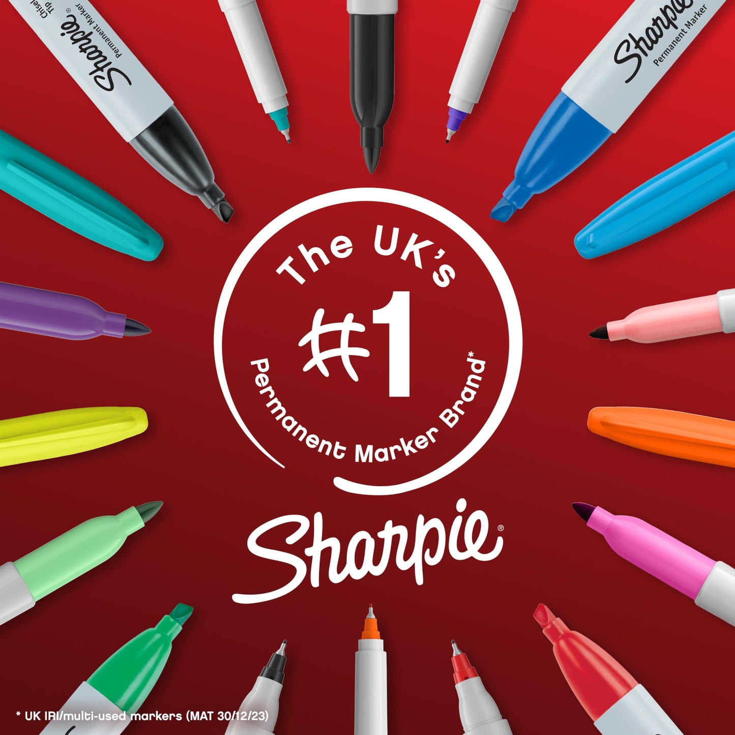- Sharpie Glam Pop Permanent Markers | Fine Point for Bold Details | Assorted Vibrant Colours | 24 Marker Pens -