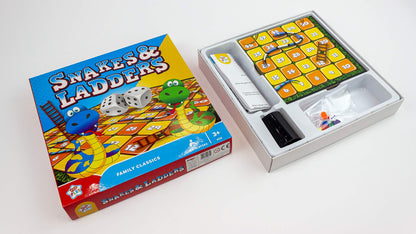 - Kids Play Snakes & Ladders | Family Classics Board Game | 2-6 Players Age 3+ -
