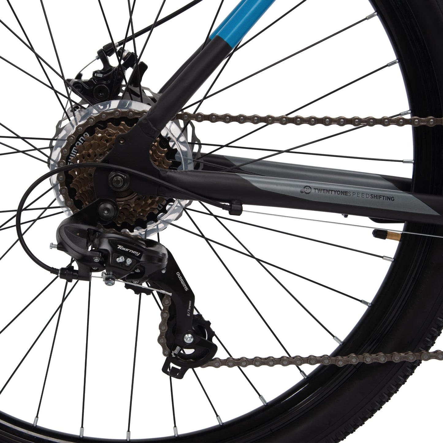 - Huffy Carom Mens 27.5 Hybrid Hardtail Gravel Bike | 14-Speed -