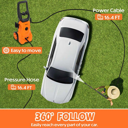 - Electric Pressure Washer | 1800w | 140Bar | 7L/min | Power Washer -