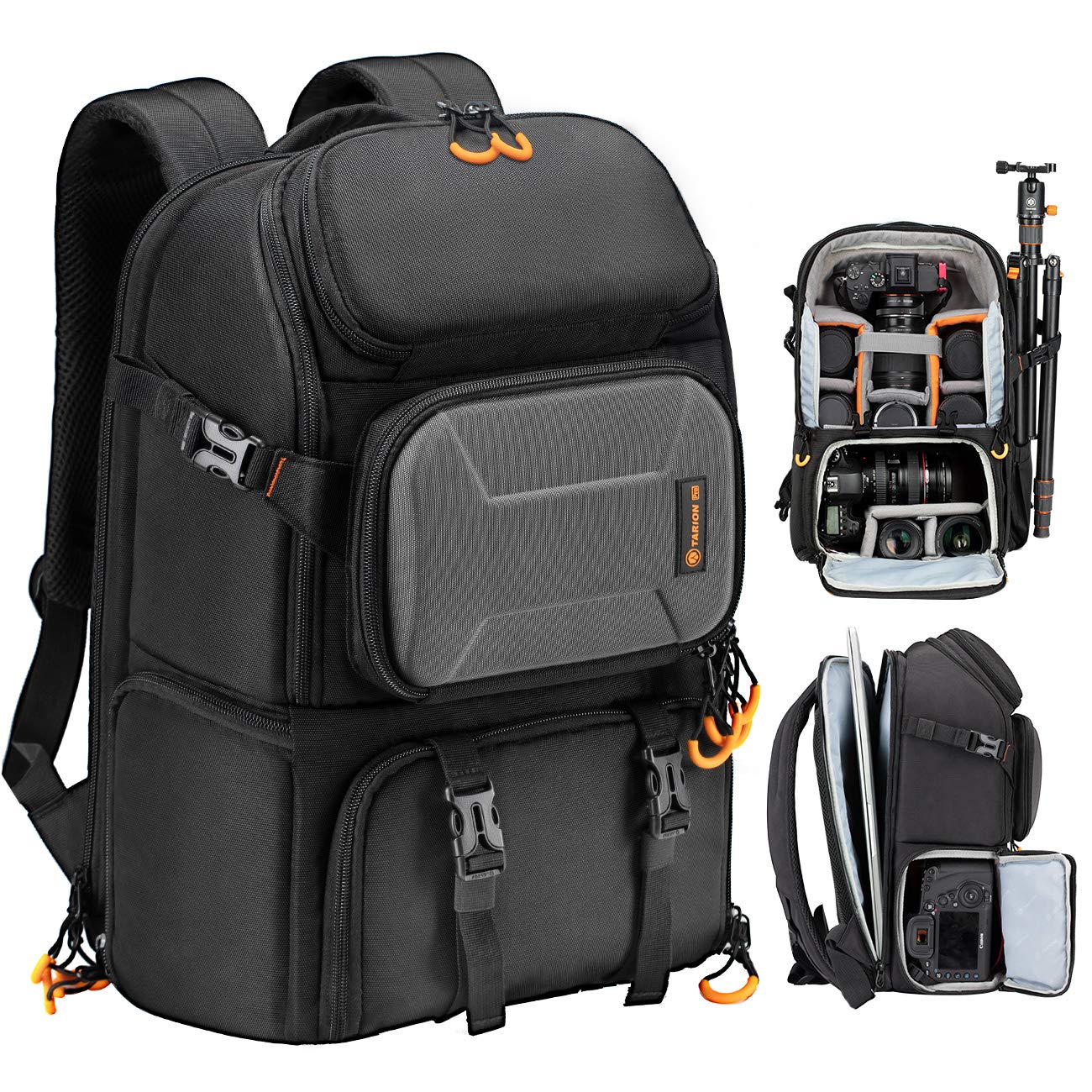 - TARION Camera Backpack, Waterproof Camera Bag with 15'' Laptop Compartment | Professional Photography Backpack -