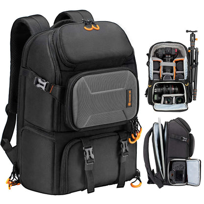 - TARION Camera Backpack, Waterproof Camera Bag with 15'' Laptop Compartment | Professional Photography Backpack -