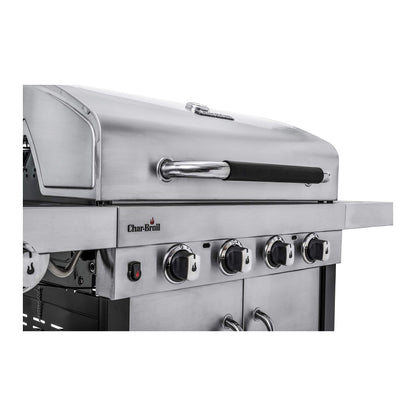 Char-Broil 140895 Advantage Series 445S - 4 Burner Gas Barbecue Grill with TRU-Infrared Technology, Stainless Steel Finish