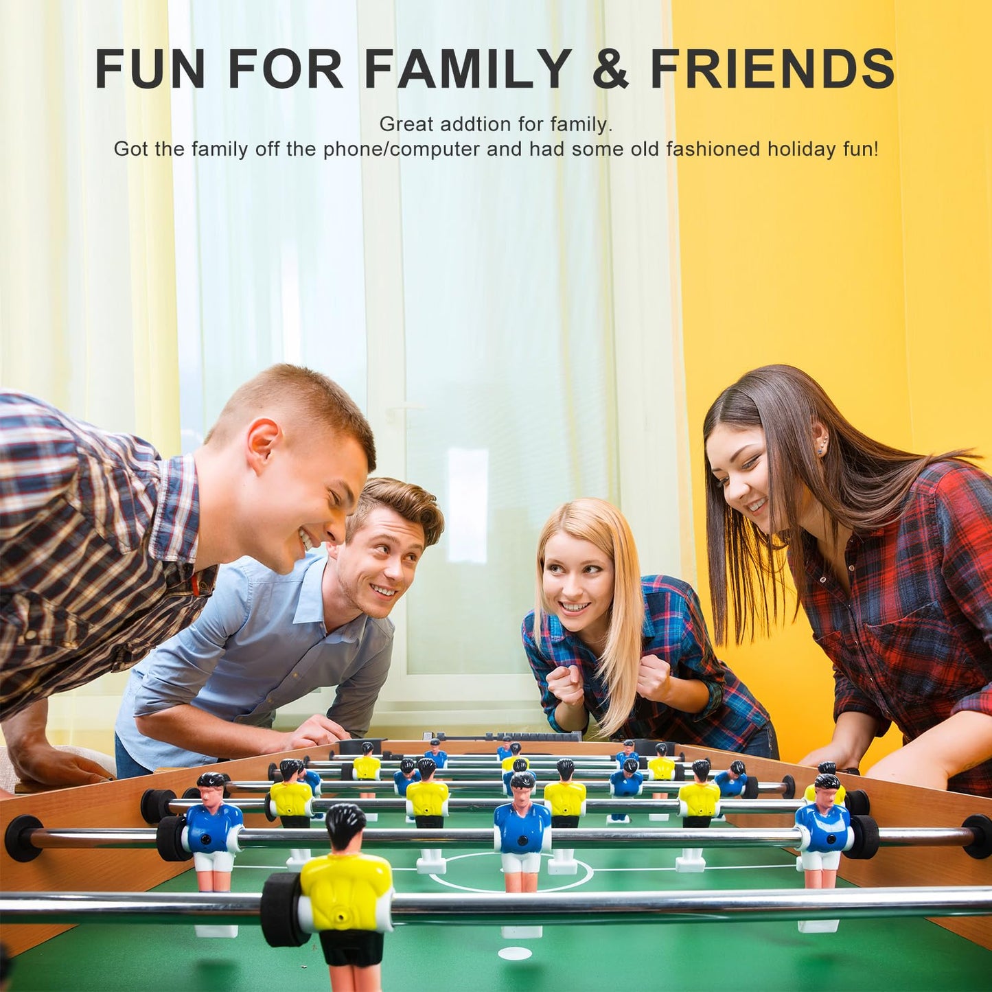 - Football Table Game | 48 inches Soccer Tabletop -