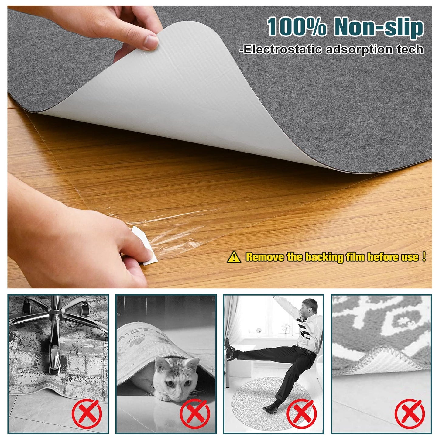 - Office Chair Mat | Hardwood Floor Protector -