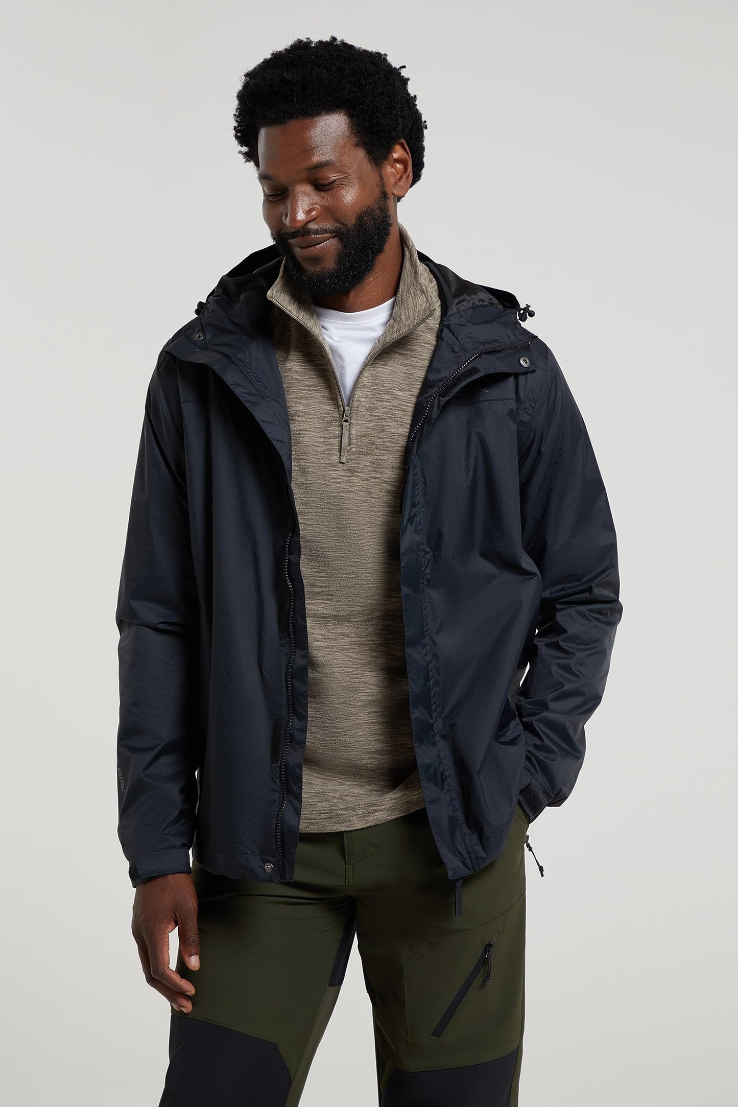 - Mountain Warehouse Pakka Mens Waterproof Packable Jacket | IsoDry, Lightweight & Breathable Raincoat -