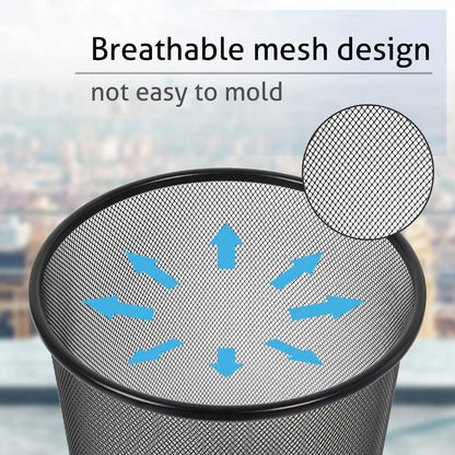 - DIVCHI Circular Mesh Wastebin | Waste Basket Garbage Can Bin -