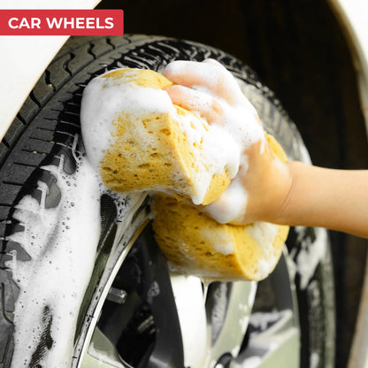 - GADLANE Jumbo Car Wash Sponges 3 Pack | Super Absorbent Car Sponge Set | Pack of 3 -