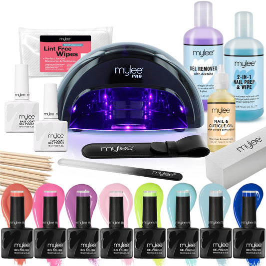 - Mylee The Full Works Gel Nail Polish LED Lamp Kit -