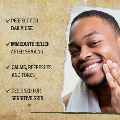 - Men's Master Aftershave Balm | Green Tea and Menthol | After Shave for Men -