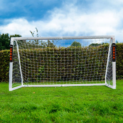 - Football Flick Urban Goal | 8x4 Football Goal | White | 8x4  -
