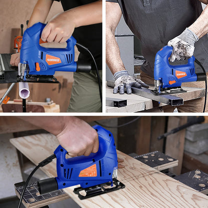 - SORAKO Jigsaw | 600W Electric Jigsaw Tool | 800-3000SPM Cutting in Wood 60mm -