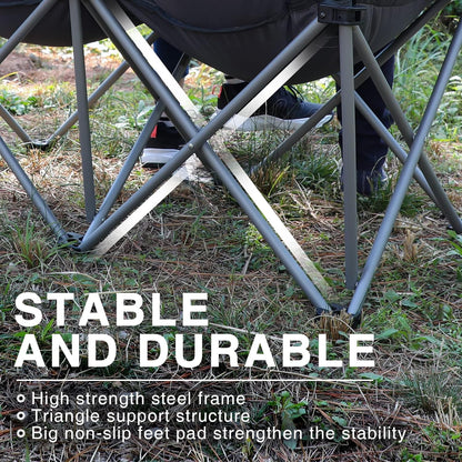 -  EVER ADVANCED Camping Chair | Double -