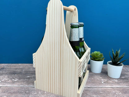 Cheers & Beers Birthday Beer Carrier Gift Pints Cider Lager Personalised Present BBQ Drinks Summer