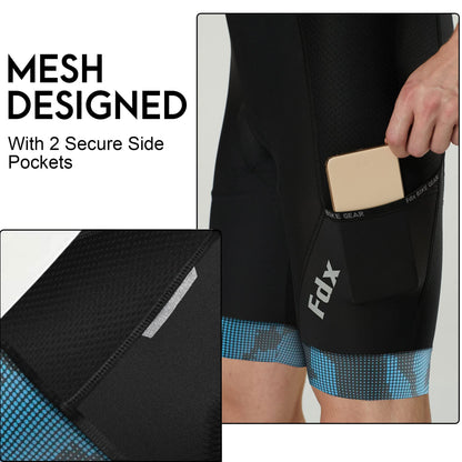 - FDX Cycling Shorts Men's | 3D Anti-Bac Padded All Day Bike Shorts -