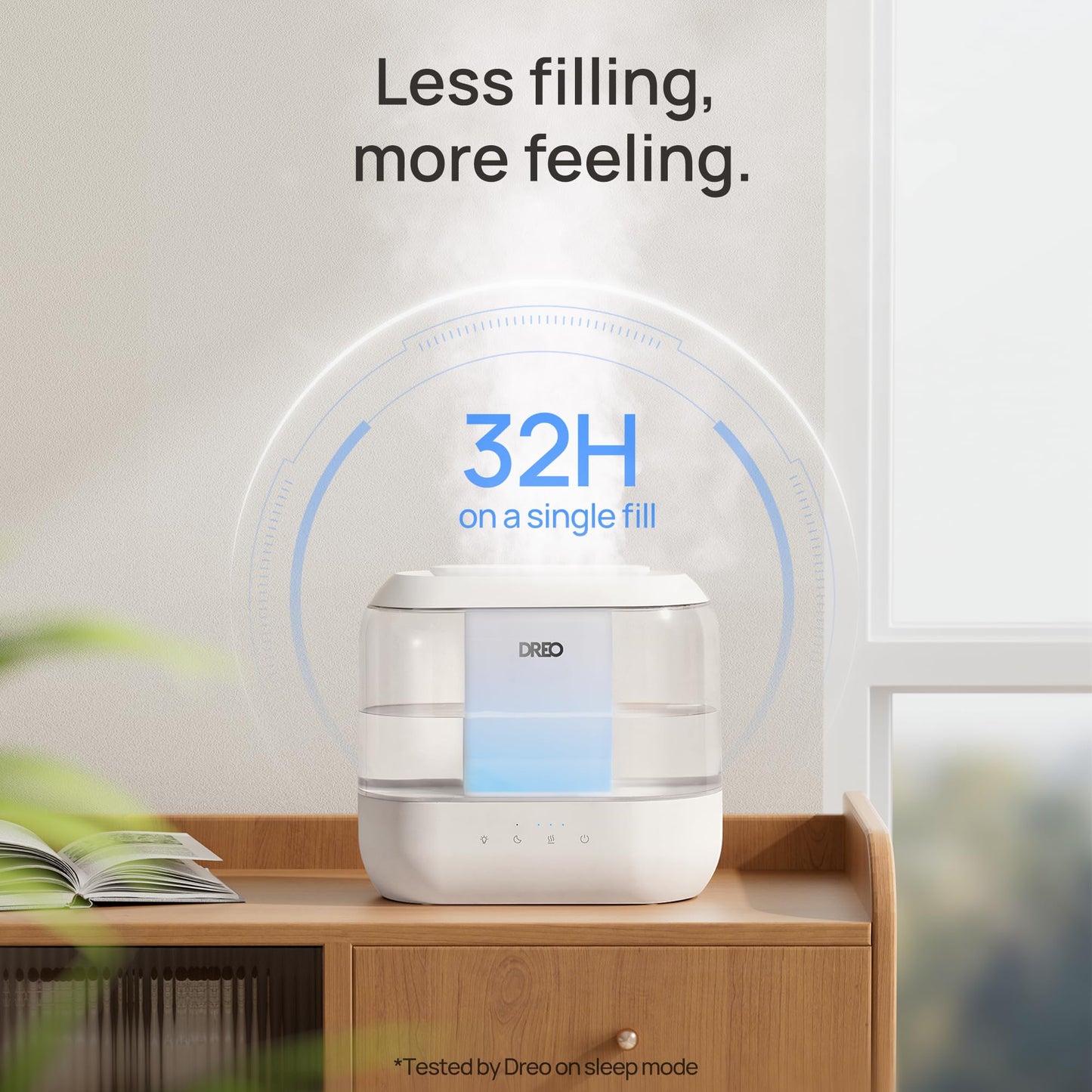 - Dreo Humidifier | 4L | Cool Mist Humidifiers | Quiet Humidifier | Essential Oil Diffuser -