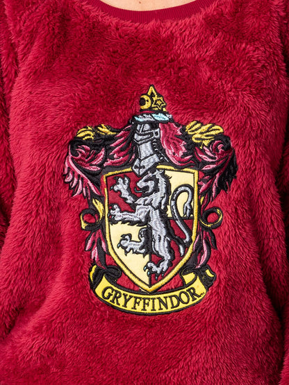 - Harry Potter Womens' Sweater and Shorts Sleep Pajama Set -