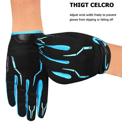 - WESTWOOD FOX WFX Cycling Gloves Full Finger Mountain Bike Gloves Touchscreen